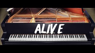 Krewella  Alive Acoustic Full Solo Piano New HD Audio 2021 Cover [upl. by Itsirk]