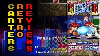 Carters Retro Reviews  Super Puzzle Fighter  Sega Saturn [upl. by Llehcim]