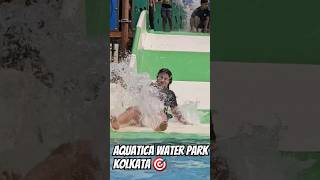 AQUATICA WATER 💧 PARK🏖 KOLKATA shorts youtubeshorts  multipurpose slide splash amp wave pool [upl. by Oiludbo]