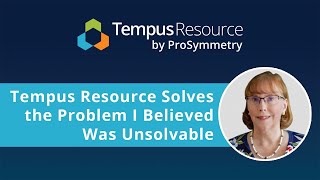 How Tempus Resource Solves the Problem I Once Believed Was Unsolvable [upl. by Fleta]