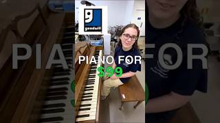 Comparing a 138k Piano to a 99 find at Goodwill shorts piano thrifting pianomusic mozart [upl. by Ilesara]