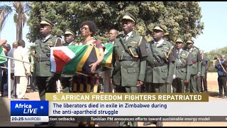 South Africa repatriates remains of freedom fighters from Zimbabwe [upl. by Asylla]