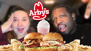 Arbys NEW Menu Items for Fall Food Review [upl. by Anaujal773]