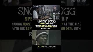 Snoop Dogg Speaks On Master P Having More Money Then Anybody At That Time With No Limit Records [upl. by Brott340]