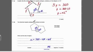 Algebra amp Geometry 1 GCSE Higher Maths  Exam Qs 26 [upl. by Dnilazor]