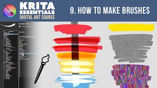 How to Create Brushes in Krita  Krita 5 for Beginners Lesson 9 🖌️ [upl. by Oleic]