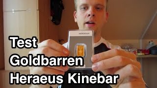 Test Heraeus Goldbarren  Goldbarren Kaufen  Heraeus Gold  Gold kaufen  Goldbarren kaufen [upl. by Lexine]