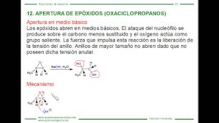 Apertura de epóxidos oxaciclopropanos [upl. by Erving122]