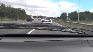 sierra cosworth 3dr vs audi r8 v10 spyder [upl. by Pierce415]