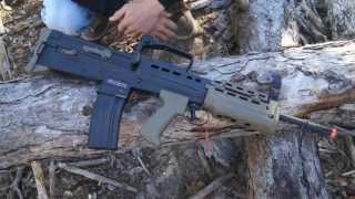 ICS L85A2 Carbine Airsoft Review [upl. by Obel120]