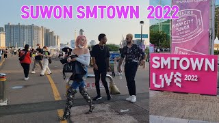 4K Atmosphere outside smtown live concert 2022 in suwon south koreaKpop concer [upl. by Arat108]