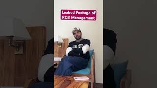 RCB management leaked video ipl megaauction [upl. by Ocirred]