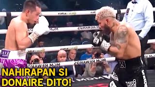 Donaire Nahirapan sa Mexicano Parang Toro  Donaire vs Santiago Highlights [upl. by Drews]