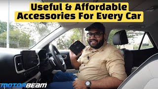 7 MUSTHAVE Accessories For Your Car  Useful amp Affordable  MotorBeam [upl. by On]