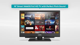 16″ Smart WebOS Full HD TV with Freeview Play amp Perfect Pitch Sound C1624WSH [upl. by Heisel]