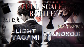 Ayanokōji vs Light Yagami FullScale Comparison  Classroom of the Elite vs Death Note [upl. by Mcdermott]