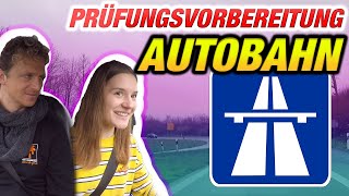 Erste Fahrstunde I PRÜFUNGSVORBEREITUNG AUTOBAHN 🤯 [upl. by Cullie]