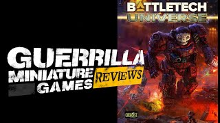 GMG Reviews  Battletech UNIVERSE by Catalyst Game Labs [upl. by Nodnol]