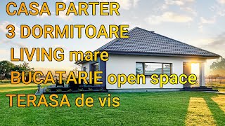 CASA PARTER cu 3 DORMITOARE si un LIVING mare PRET ACTUALIZAT [upl. by Ebby]