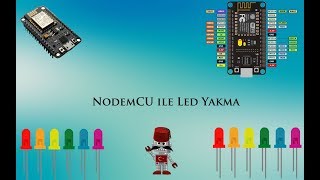 NodemCU ile Led yakma  Arduino Nodemcu Kullanımı [upl. by Zoila]