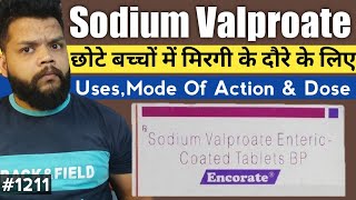 Sodium Valproate UsesMode Of Action PrecautionsDose In Hindi  sodium valproate in hindi [upl. by Elyl]