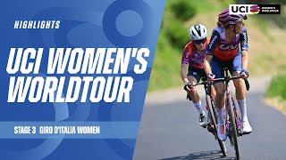 Giro d’Italia Women  Stage 3 Highlights  2024 UCI Womens WorldTour [upl. by Neri]