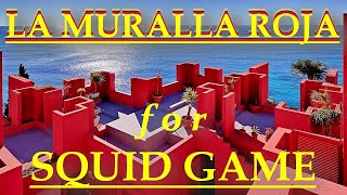 SPAIN CALPE  Do you like SQUID GAME Then you will like la Muralla Roja The Red Wall in Calp [upl. by Elvis]