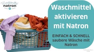 Sag dreckiger Wäsche ade  Mit Natron Waschmittel aktivieren [upl. by Donoho]