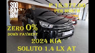 2024 Kia Soluto 14 LX AT Review Downpayment amp Monthly [upl. by Lyrpa]