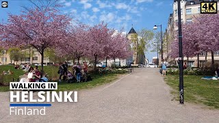 Walking in Helsinki Finland  Ullanlinna 13 May 2021 [upl. by Tterrag143]