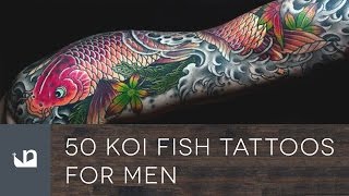 50 Koi Fish Tattoos For Men [upl. by Iolanthe487]