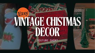 All this vintage Christmas decor is from Etsy Sellers 🎄❤️✨ [upl. by Aires]