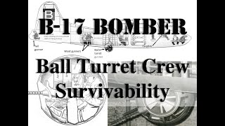 B17 Bomber Ball Turret Introduction Survivability and Station Armor [upl. by Ymrots860]