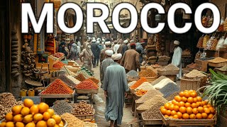 🇲🇦 FES MOROCCO WALKING TOUR EXPLORING MOROCCAN STREET FOOD AND BEYOND ANCIENT MEDINA AND MARKET [upl. by Anyaled]