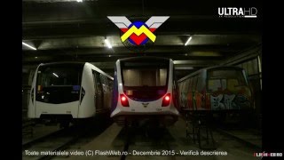 Metroul din București  Compilație Metrouri Bombardier CAF IVA UltraHD [upl. by Clyve]