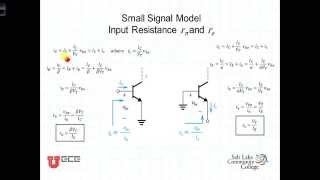 L6 5 2Small Signal rpi and re [upl. by Akimihs891]