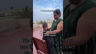 A challenging haircut for Gappa 💇🏻 gappawithpappa indianparents ytshorts shortsviral shorts [upl. by Schuman]