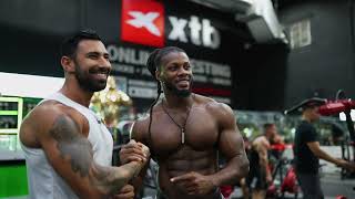 ULISSESWORLD PUSH WORKOUT AT THE BEST GYM IN THE WORLD BINOUS [upl. by Lebbie]