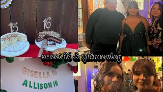 sweet 16 amp quince party vlog with my cousin [upl. by Lyons180]