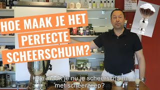 HOE MAAK JE HET PERFECTE SCHEERSCHUIM  Manandshavingnl [upl. by Addis]