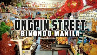 4K BINONDO PHILIPPINES Feat ONGPIN STREET Inside Lucky Charms Shop amp Tasty Dumplings [upl. by Hickey]