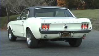 1967 Mustang with Flowmaster Exhaust [upl. by Estelle783]