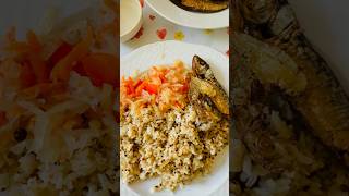 Food for today  fried rice and quinoa atchara amp dried fish so good cooking food pinoyfood [upl. by Nehgem]