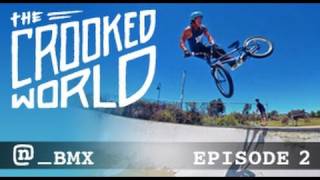 BMX Pro Andrew Ahumadas New Edit On Crooked World [upl. by Aniratac]