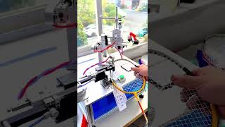 Looping machine for rackets labelingmachine rackets tennis badminton kitchenware [upl. by Malkah14]