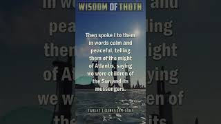 Wisdom of Thoth 6 Tablet 1 lines 139146 from Emerald Tablets [upl. by Lowery]