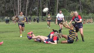 U15 Girls 7s NSWRU State Championship  FINALS ROUND 7 ILLAWARRA V SYDNEY UNI  SF1 V SF2 [upl. by Baggett]