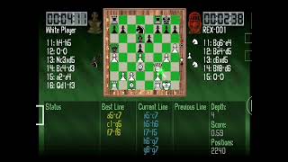 Chessmaster II USA  PS1 REX001 vs White Player [upl. by Trista]