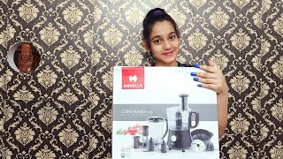 Havells  Convenio 500 food processor  Unpacking Video  MHP CREATIONS BY HEERA P GOPAL [upl. by Yevrah]