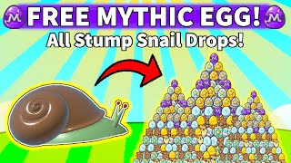 🐌Free Mythic Egg All Stump Snail Drops in Bee Swarm Simulator 2024 [upl. by Ennazzus985]